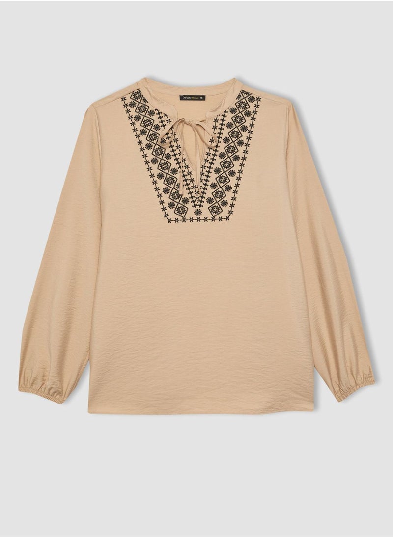 DeFacto Woman Regular Fit Long Sleeve Blouse  - Image 1