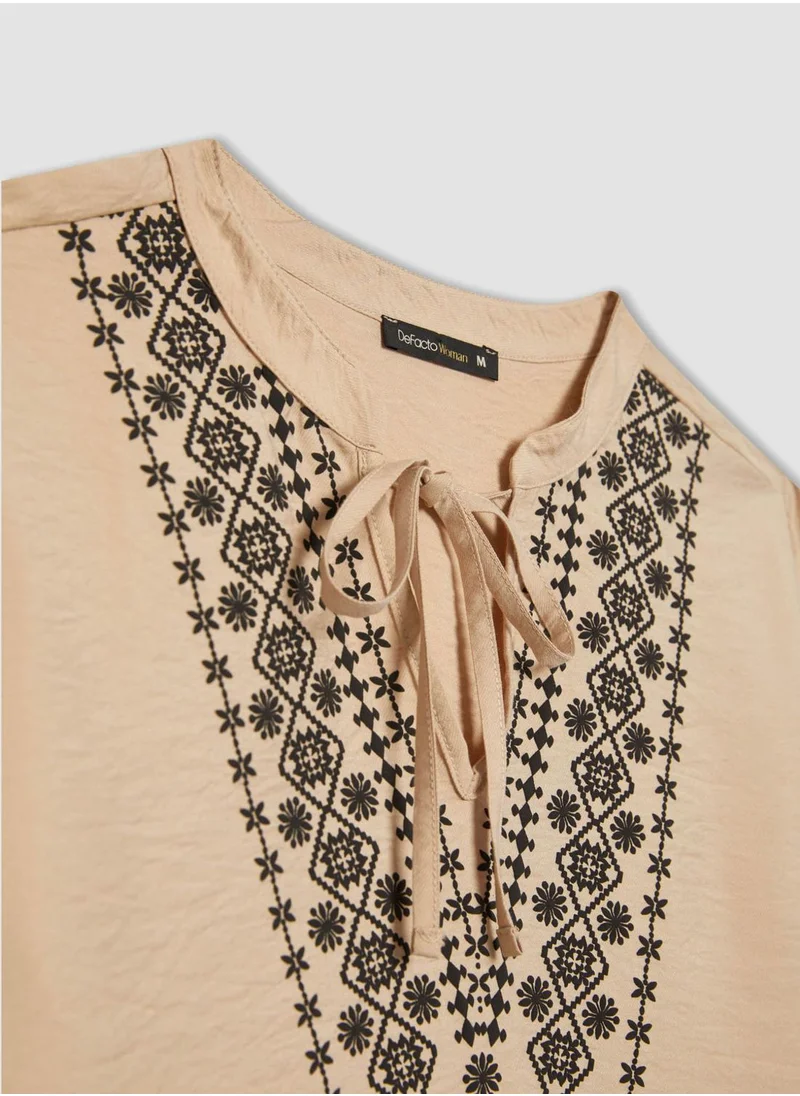 DeFacto Woman Regular Fit Long Sleeve Blouse