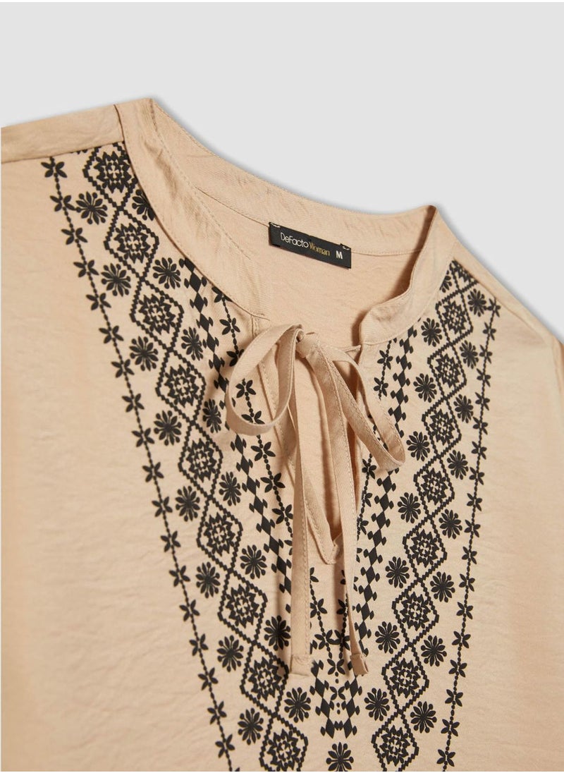 DeFacto Woman Regular Fit Long Sleeve Blouse  - Image 3
