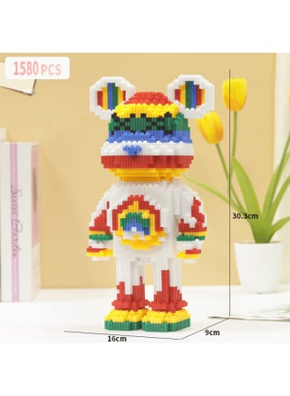 Compatible With Lego Building Blocks Micro-Assembled Small Particle Educational Toys High Difficulty Assembled Building Blocks Bear China Building Blocks Big-Color:Rainbow Building Block Bear (large) + Free Hammer - pzsku/ZC09F5F92D717D94CC121Z/45/1745500801/50d24e33-232e-4667-b5c0-c31c830b3433