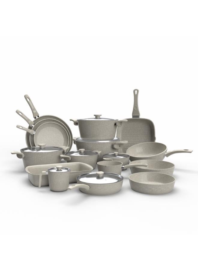 توب شيف مجموعة من 19 قطعة طقم أواني طهي من الجرانيت - Image 1