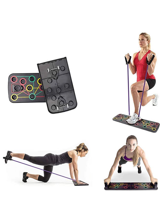 Rock Pow Push Up Rack Board With Fitness Bands - Image 1