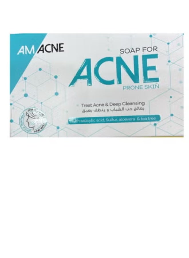 AM ACNE AmAcne Prone Skin Acne Deep Cleansing Bar Soap for Acne Treatment - Image 2