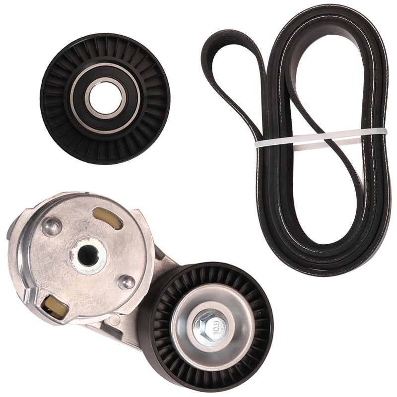 JAVOUKA 39269 Drive Belt Tensioner and Idler Pulley Serpentine Belt Kit Compatible with Jeep Wrangler 20072011 38L V6 Serpentine Belt Drive Component Kit Replace 89607 38018 6PK2285