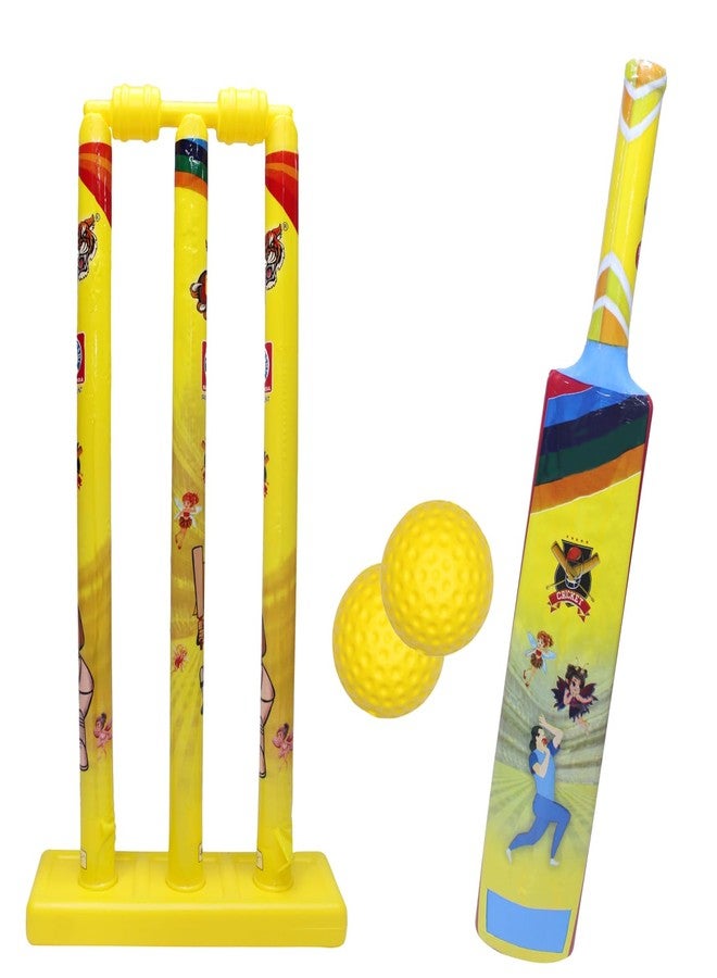 KAVIN Indoor Outdoor Playing Toys | Musical Toys | Activity and Learning Toys for Kids Boys and Girls Sports Toys Festival Return Gifts (Cricket Set) - Image 1