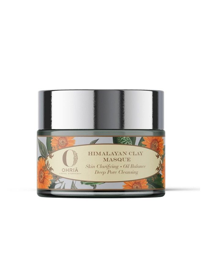 OHRIA Ayurveda Himalayan Clay Pack ; Skin Clarifying & Oil Balance 50G - Image 2