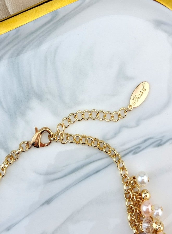 بوكار قلادة بوكار العصرية المرصعة بالكريستال بتصميم مميز للنساء كهدية (NK-10260) - Image 5