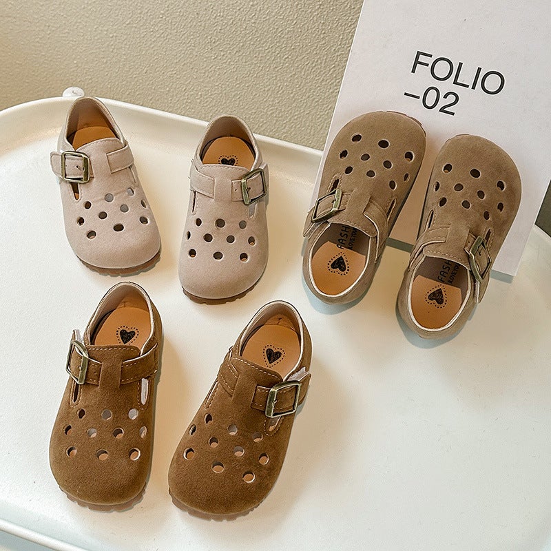 Children'S Shoes New 2025 Korean Style Fashionable Boys And Girls Soft-Soled Birkenstock Shoes Comfortable Trendy Sandals - Image 2