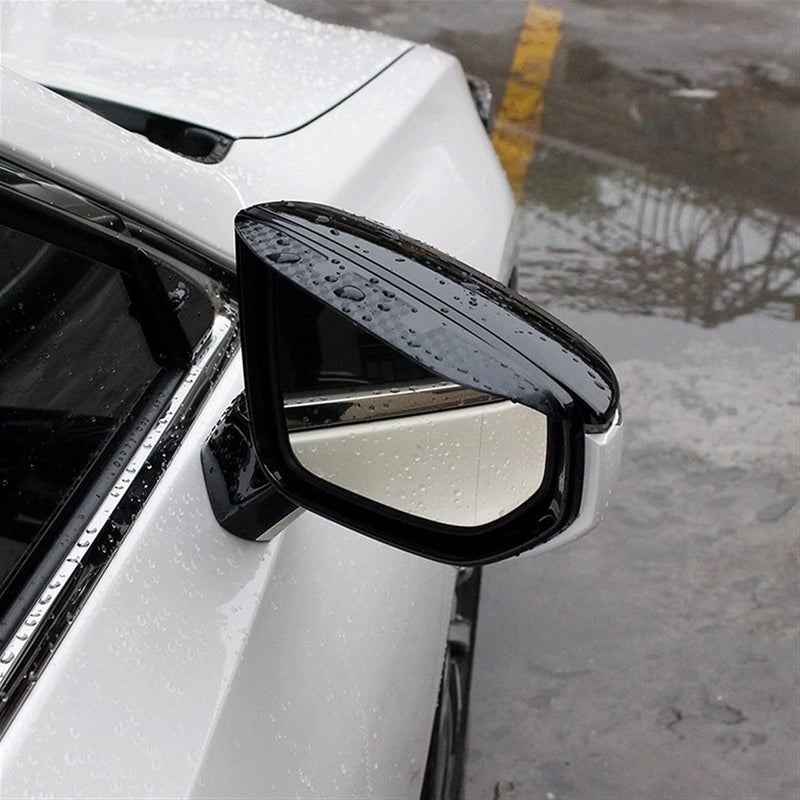 Wivplex Carbon Fiber Look Side Mirror Rain Guard Cover - Image 3