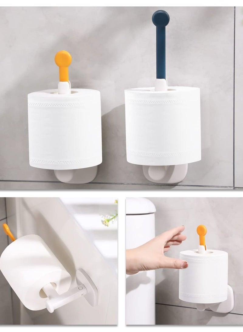 Large Multi-Function Hook, Paper Towel Holder Wall Mount, Adhesive Utility Hooks, Stick in Bathroom - Image 4