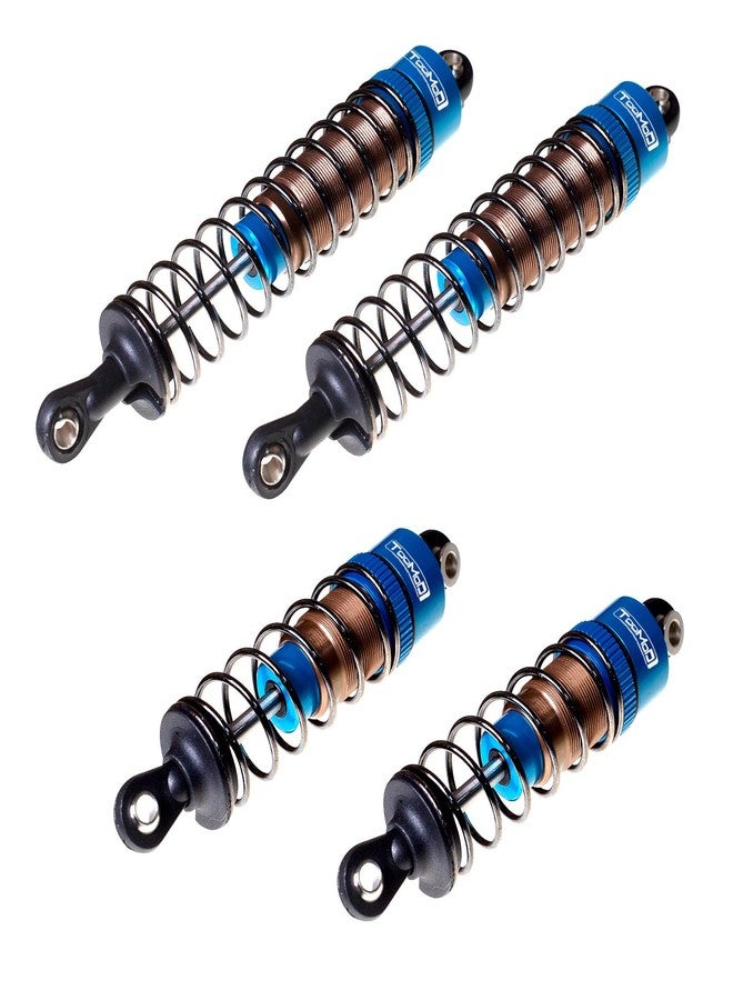 TOOMOD 1/10 70MM 95MM RC Oil filled Shock Absorbers kit for Tamiya TT-02B DT-02 DT-03 1/10 Buggy Car Upgrades Parts (Blue) - Image 4
