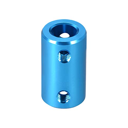 uxcell 8mm to 8mm Bore Rigid Coupling Set Screw L25XD14 Aluminum Alloy,Shaft Coupler Connector,Motor Accessories,Blue - Image 2