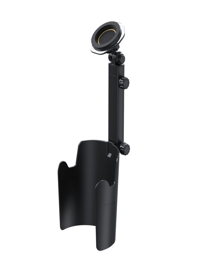 2-in-1 Cup Holder Phone Mount – Adjustable Car Mount with MagSafe Compatibility, Extendable Arm & 360° Rotation - Image 1