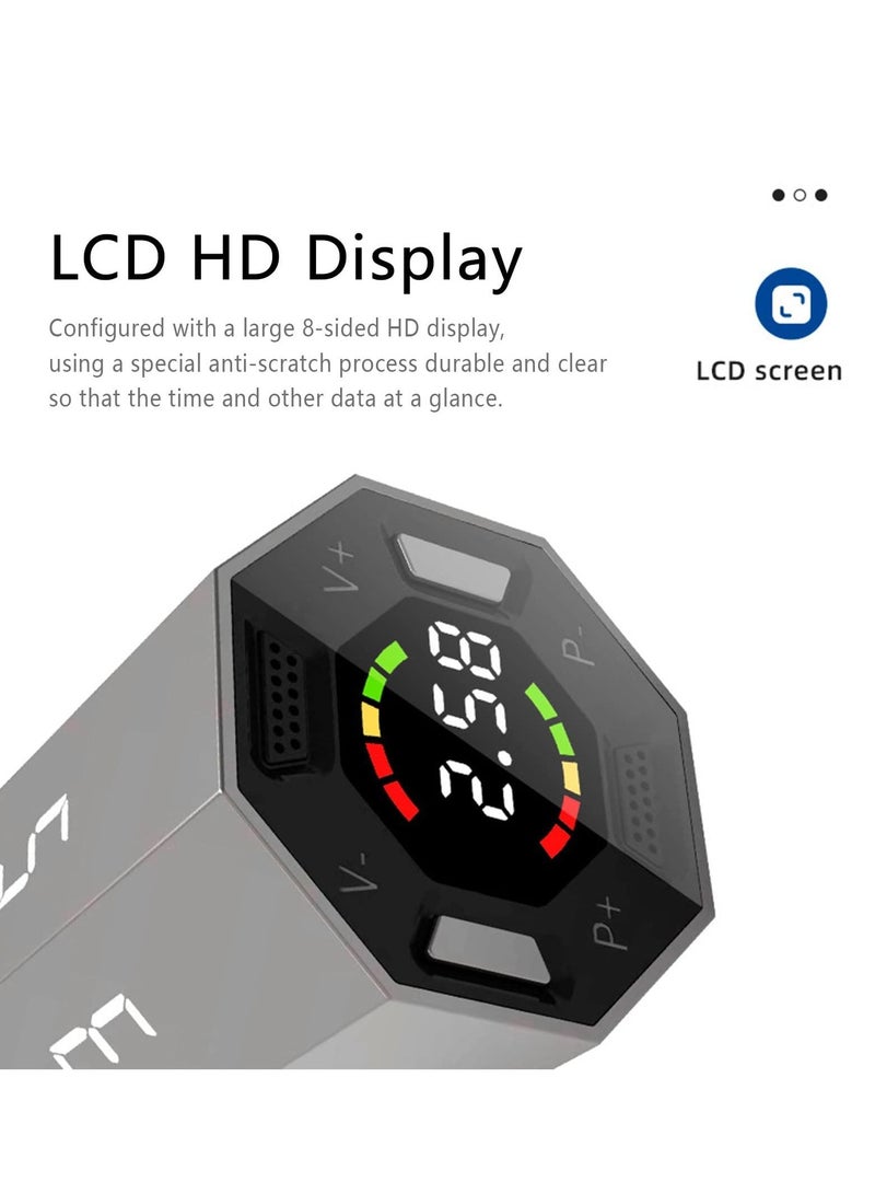 Y&D Digital Kitchen Timer, Desk Timer Cube, with 5 Volume Levels, Visual Timers LCD Display Magnetic Countdown Countup for Kitchen, Homework, Exercise, Game, Baking, Meditation, USB Charging - Image 1