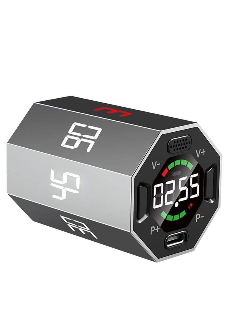 Y&D Digital Kitchen Timer, Desk Timer Cube, with 5 Volume Levels, Visual Timers LCD Display Magnetic Countdown Countup for Kitchen, Homework, Exercise, Game, Baking, Meditation, USB Charging - Image 2