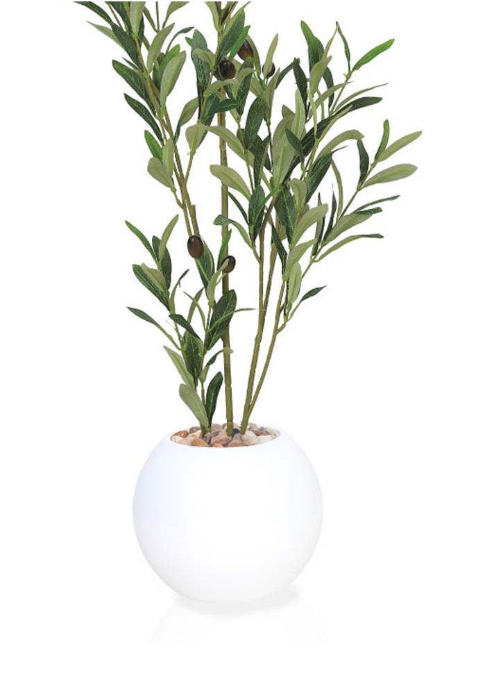 co arma Artificial olive tree with plastic stand  - Image 5
