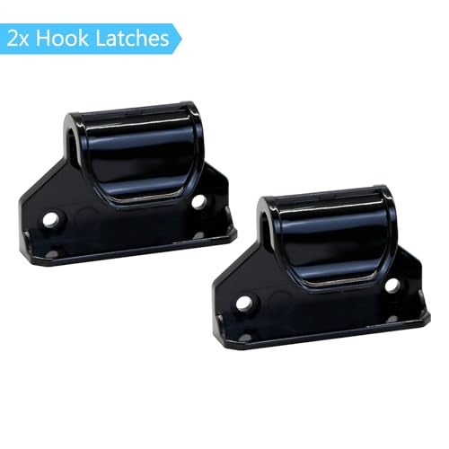 KISKIZ Retractable Baby Gate Replacement Parts (Black) Hardware Full Set Wall Mounting Accessories with Brackets Anchors and Screws - Image 3