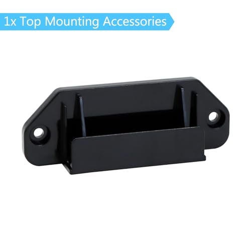KISKIZ Retractable Baby Gate Replacement Parts (Black) Hardware Full Set Wall Mounting Accessories with Brackets Anchors and Screws - Image 5