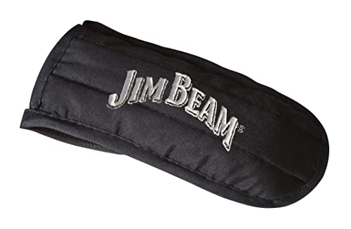 Jim Beam JB0159, Heavy Duty Construction, Pre Seasoned Cast Iron Skillet with Wooden Base and Mitt, Black,Small - Image 5