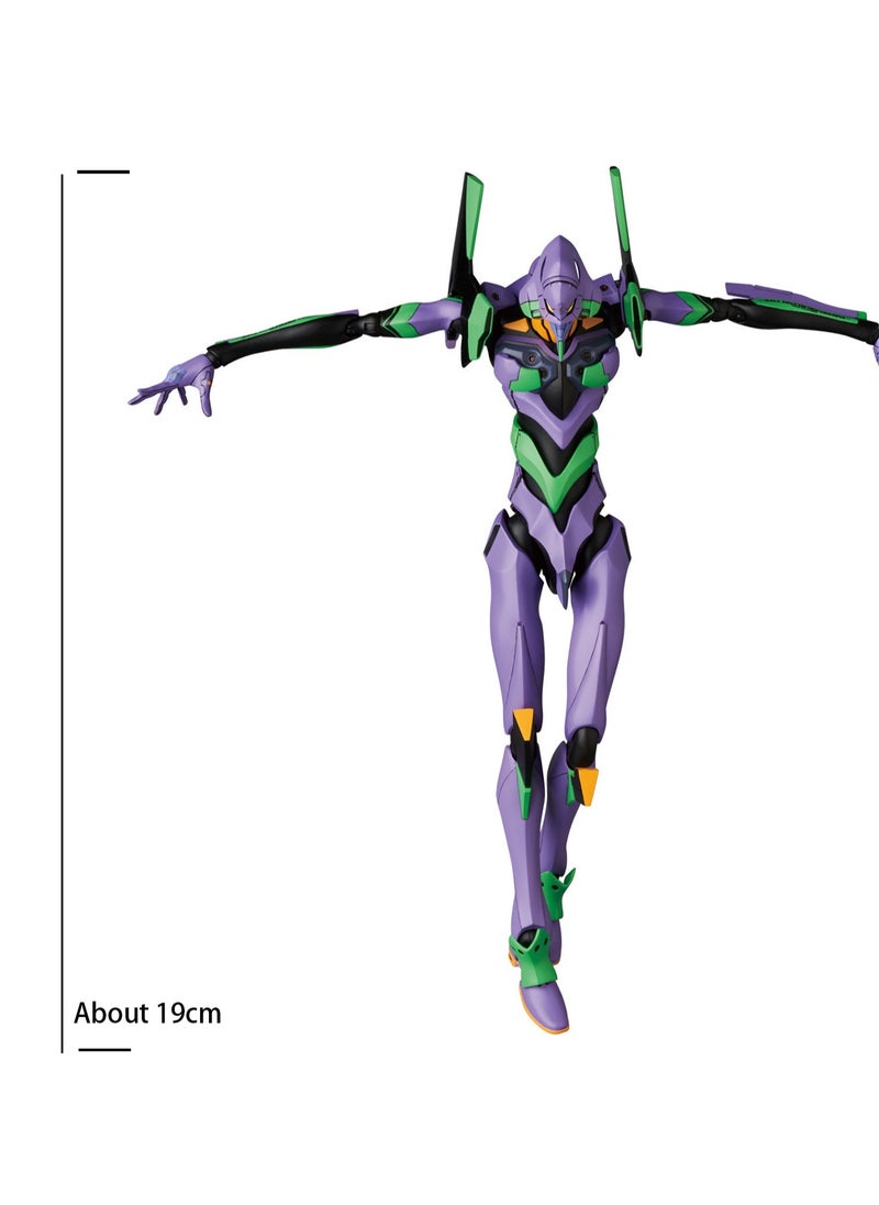 null - Unit-01 Purple Mantis Figure Joint Movable Toy Model Ornament Gift - Image 1