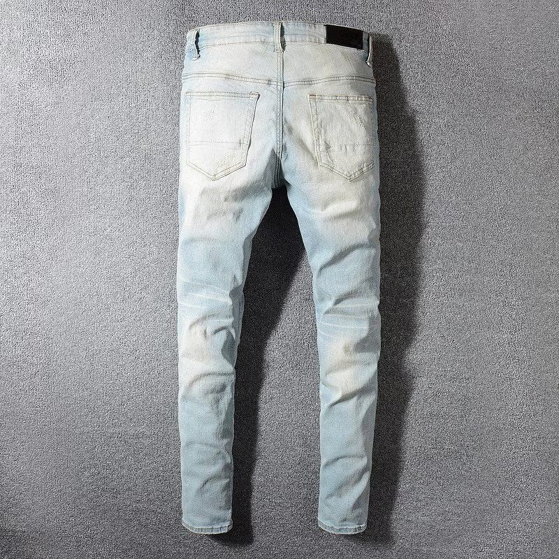 Unisex Casual Daily Denim Jeans - Image 4