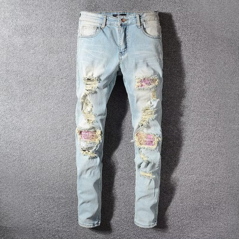 Unisex Casual Daily Denim Jeans - Image 3