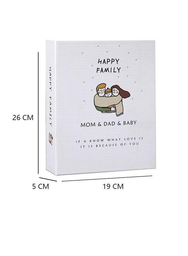 HOMESTAR ألبوم صور بخاصية الطباعة بسعة 200 جيب للصور بحجم 6 بوصات، محمول للعائلة، الزفاف، الأولاد والبنات - Image 4