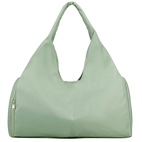 Forestfish Yoga Gym Bag For Women With Shoes Compartment & Wet Dry Storage Pockets Lightweight Duffel Bag, Green - Image 1