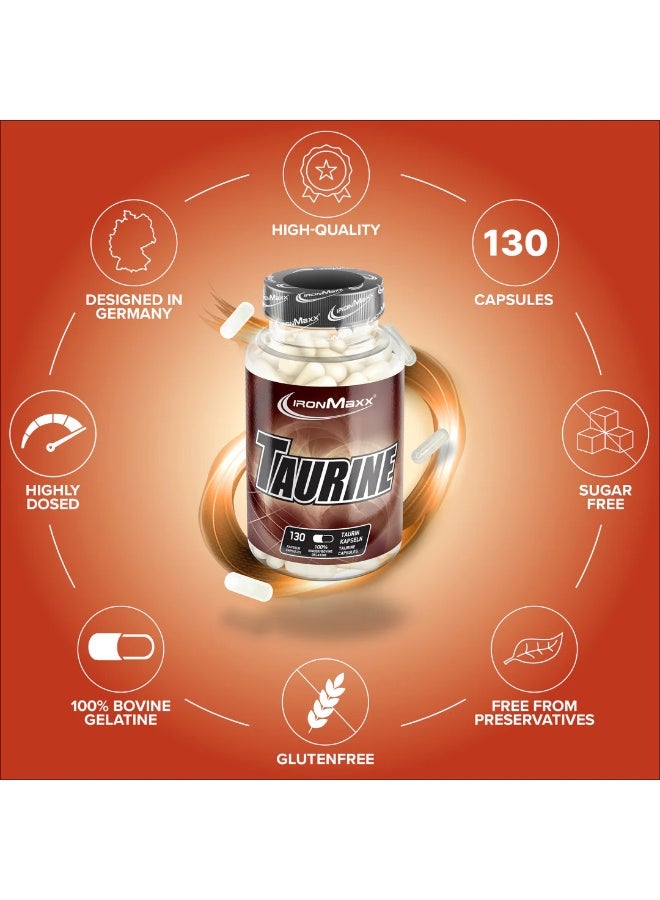 IronMaxx TAURINE | 130 capsules - Image 5