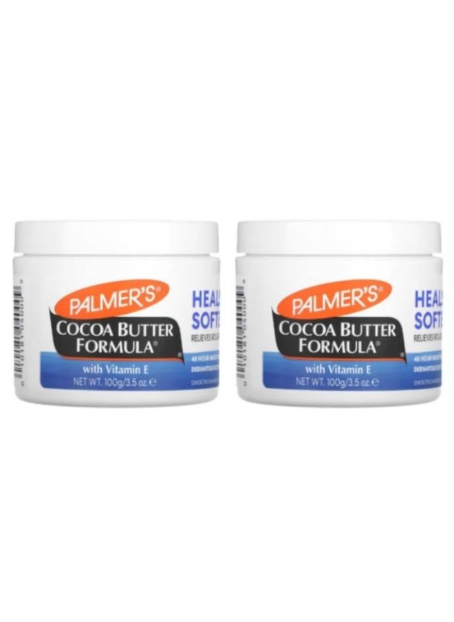 PALMER'S 2 pieces of cocoa butter formula cream with vitamin E 100g  - Image 1