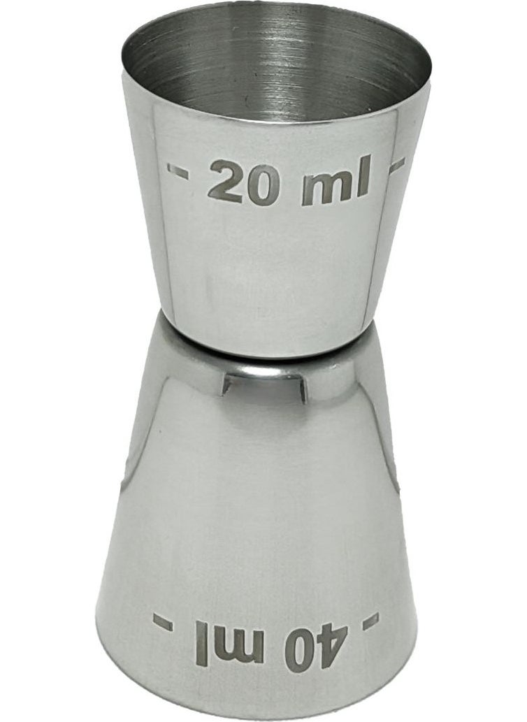 Weather Forecast - Steel 20 ml - 40 ml 20/40 Bar Cocktail Glass Double Jigger CIN437 - Image 1
