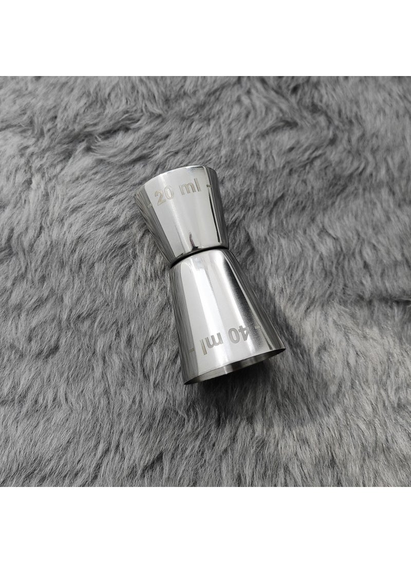 Weather Forecast - Steel 20 ml - 40 ml 20/40 Bar Cocktail Glass Double Jigger CIN437 - Image 1