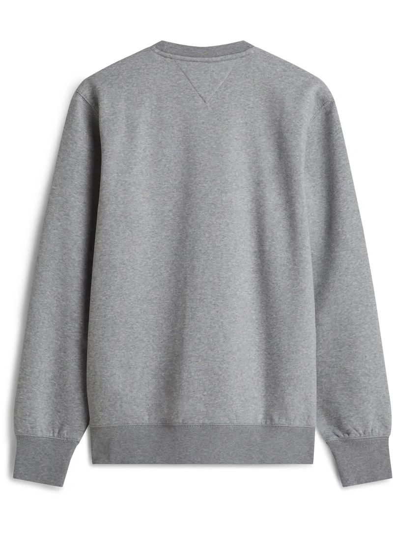 تومي هيلفيغر سويتشيرت مطرز بشعار