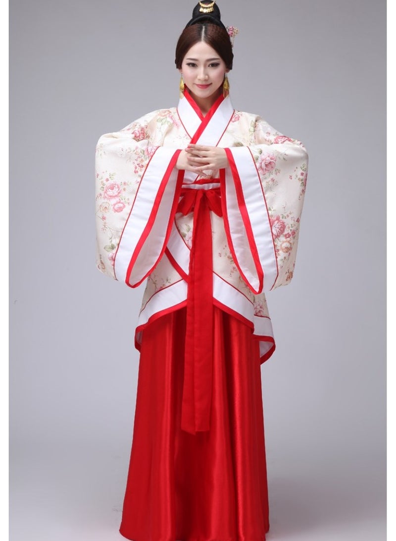 general زي هانفو التقليدي للفتيات - فستان أداء أنيق للأميرات للمسرح، كوسبلاي والفعاليات الثقافية