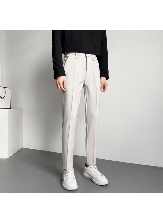 Shougu Men's Fashionable Casual Business Suit Pants 