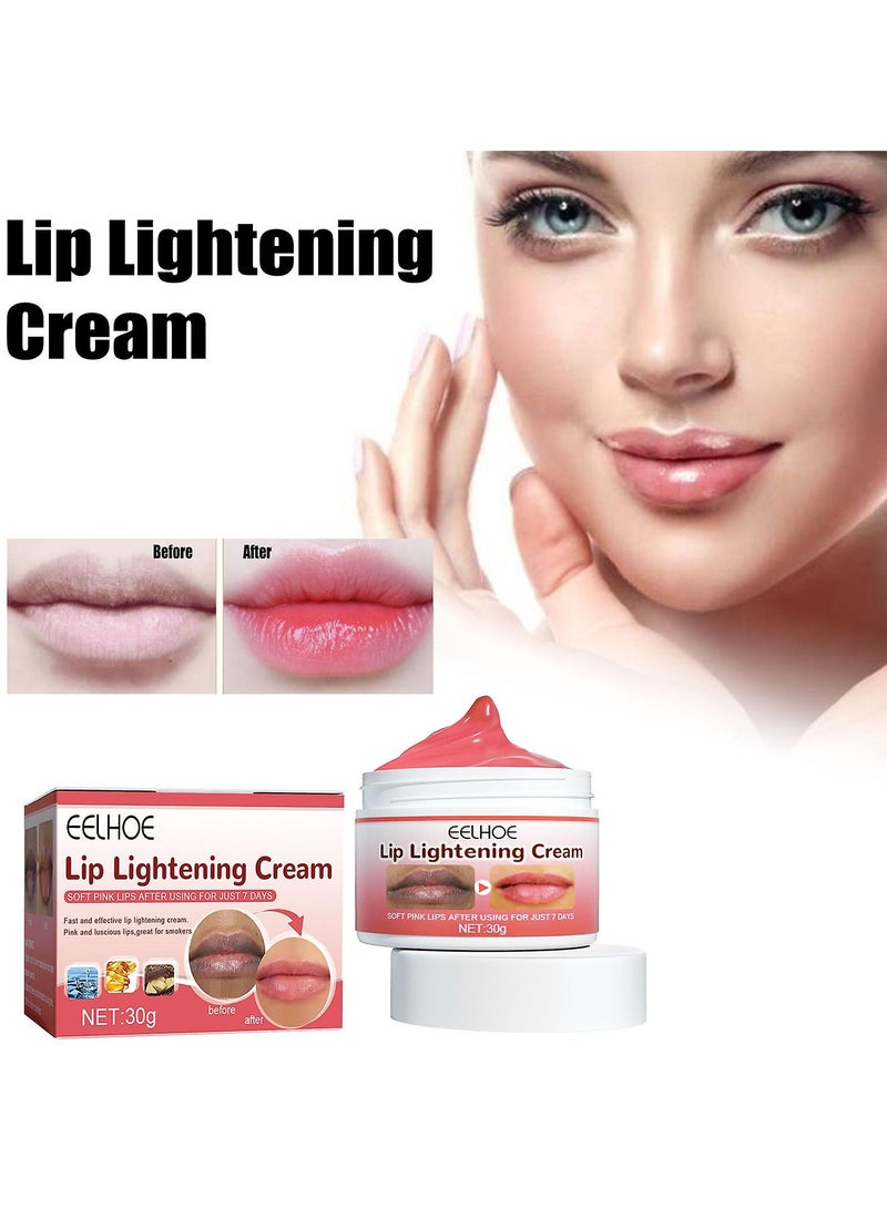 EELHOE Lip Lightening Cream - Moisturizing Natural Lip Repair Chapstick Lip Stain - Reduce Dullness Reduce Lipwrinkles For Dry Cracked And Dark Lips - Image 2