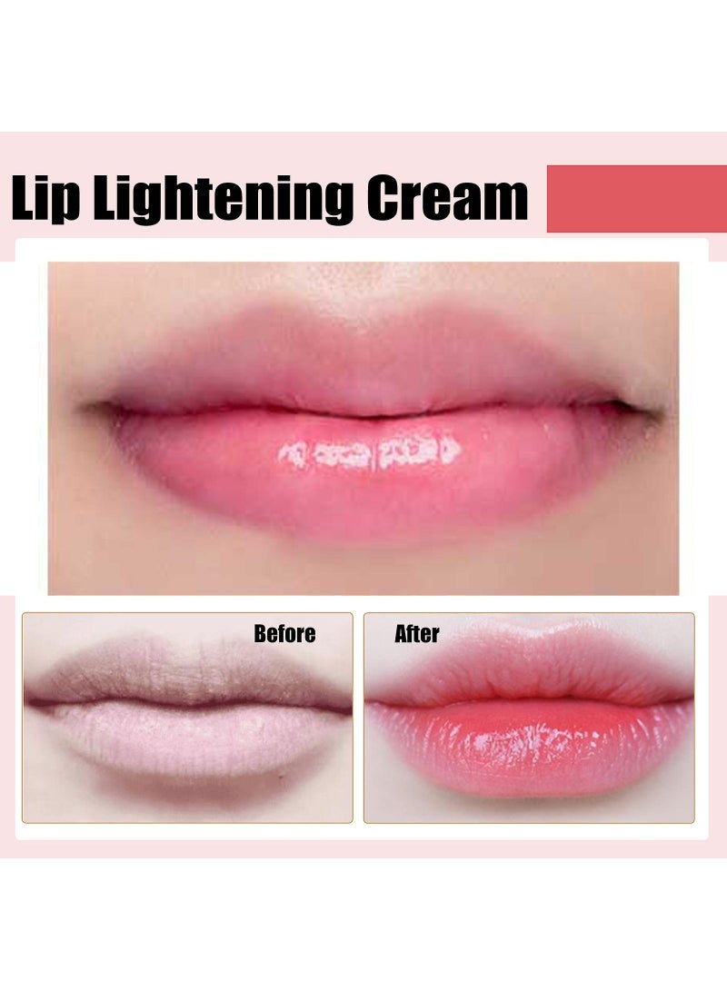 EELHOE Lip Lightening Cream - Moisturizing Natural Lip Repair Chapstick Lip Stain - Reduce Dullness Reduce Lipwrinkles For Dry Cracked And Dark Lips - Image 4