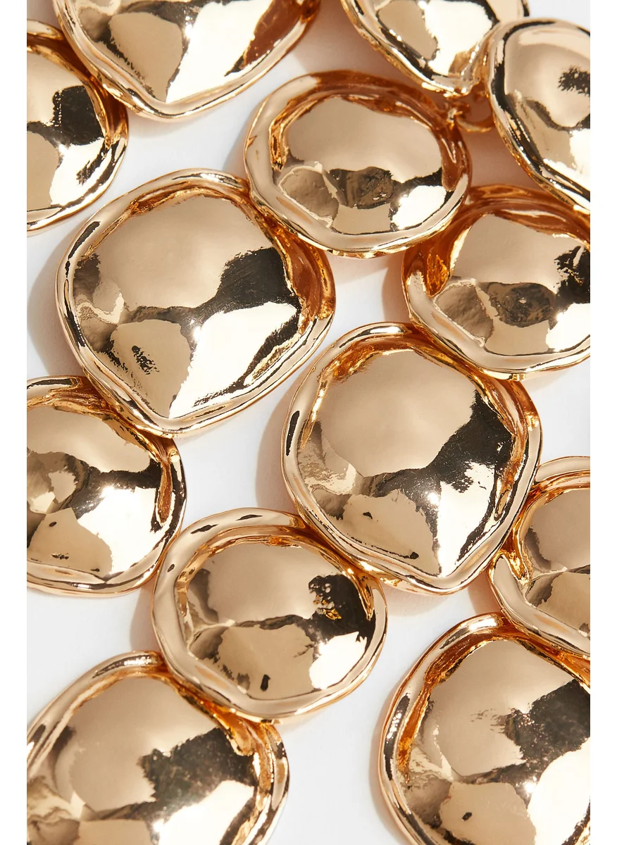 اتش اند ام Short Metal-Disc Necklace
