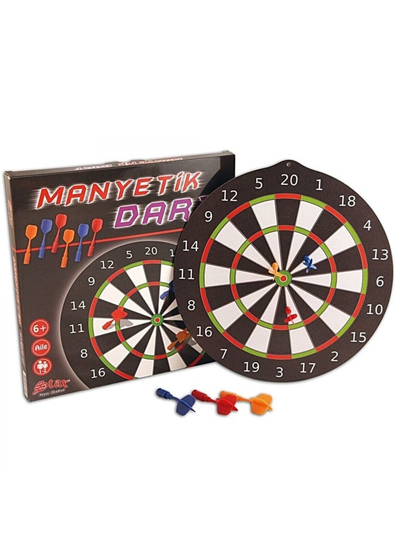 Star Magnetic Dart Game – 42cm Safe Dartboard Set with 6 Magnetic Darts, Family-Friendly Indoor Game for Kids & Adults, Made in Turkey  - Image 1