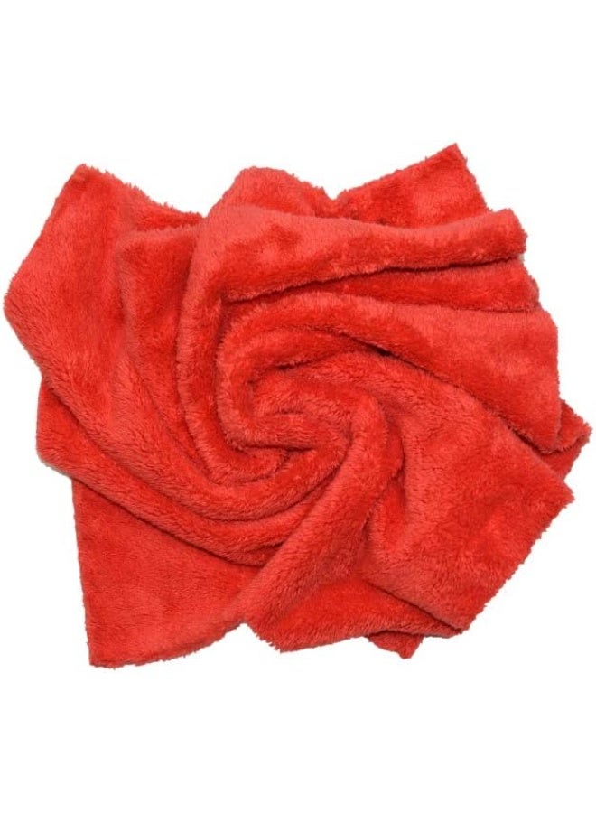 Microfiber Car Wash Drying Towels Professional Grade Premium Microfiber Towels for Car Wash Drying 450GSM 16 in.x 16 in. Pack of 6 (6 Pack, Red) - Image 3