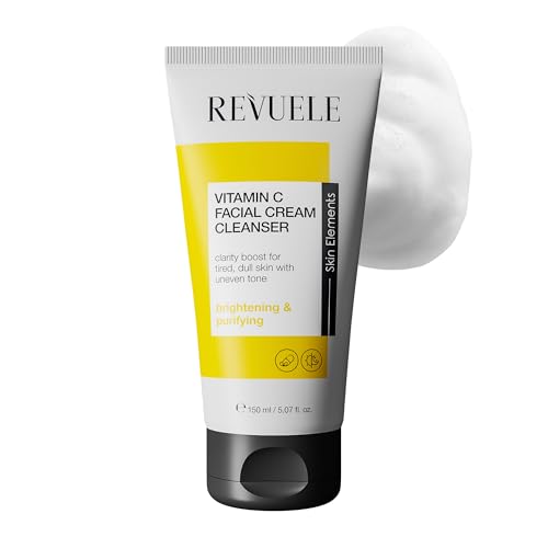 Revuele Vitamin C Facial Cream Cleanser Gentle Daily Face Wash for Brightening Hydration 507 floz Vegan CrueltyFree - Image 1
