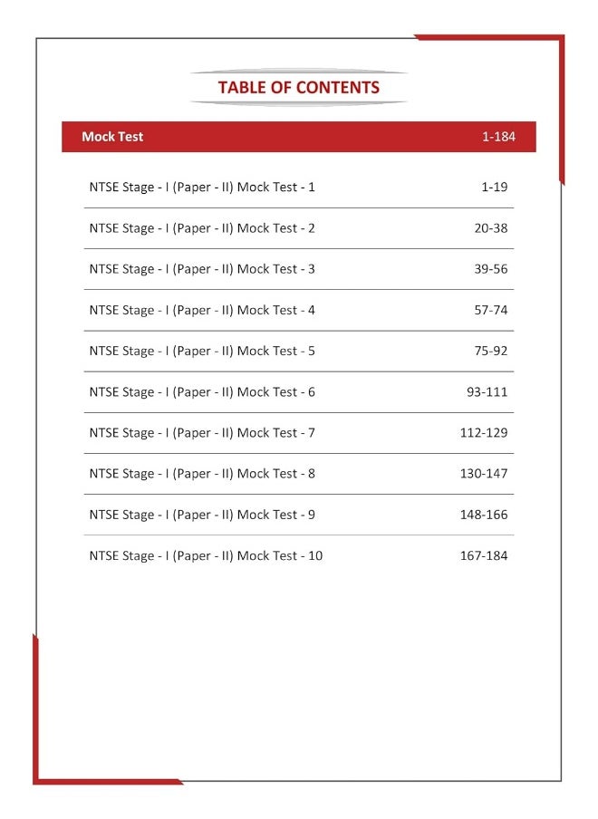 NTSE Stage 1 Paper 2: SAT (Scholastic Assessment Test) Book National Talent Search Exam 10 Full-length Mock Tests (1000+ Solved Questions) Free Access to Online Tests  - Image 3