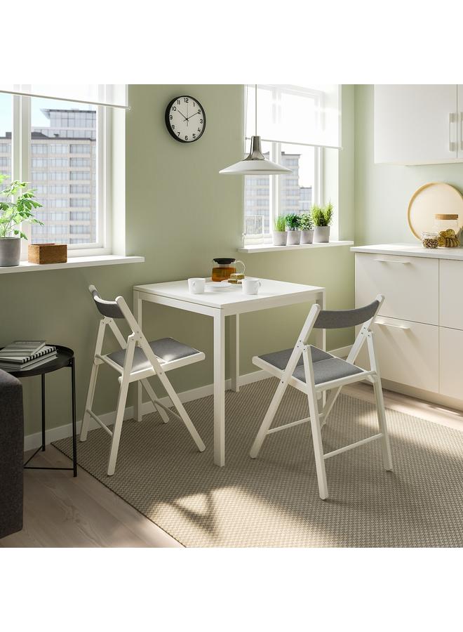 Green Tiger Folding chair, white/Knisa light grey - Image 3