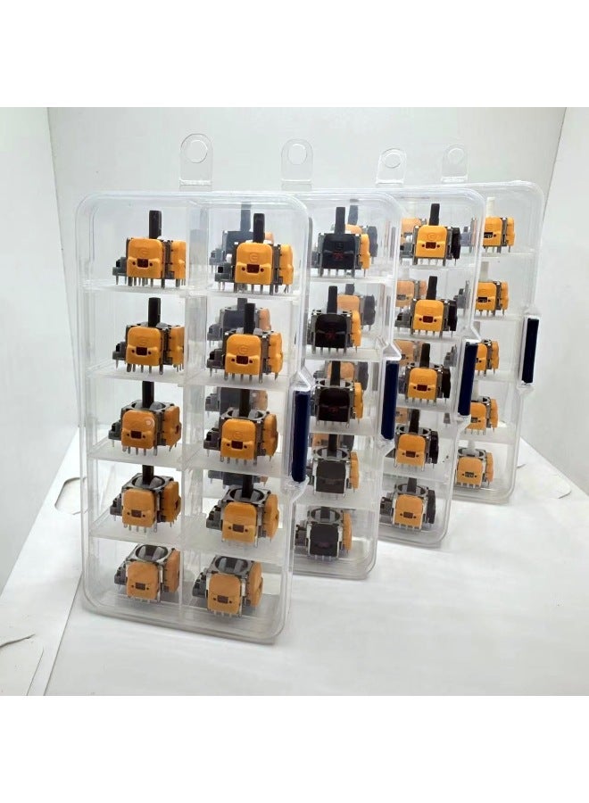 PS5 Hall Electromagnetic Rocker 10 Pack Suit PC Transparent Boxed PS4 Hall Rocker XBOXONE Accessories-Product Color:Ps4 Hall Joystick 10 Pieces In Box  - Image 4