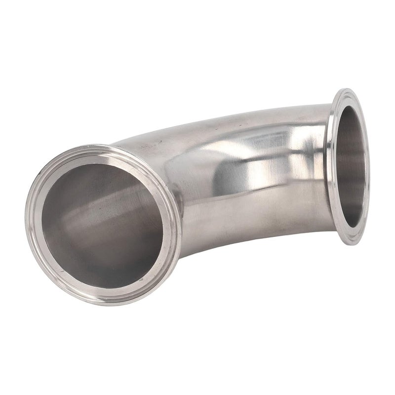 Sanitary Elbow Ferrule, Resistance 304 Stainless Steel 90 Degree Pipe Fitting Leakproof 16KG Strong Pressure for Pipeline (76) - Image 4