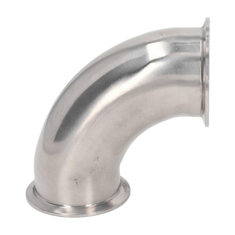Sanitary Elbow Ferrule, Resistance 304 Stainless Steel 90 Degree Pipe Fitting Leakproof 16KG Strong Pressure for Pipeline (76) - Image 5