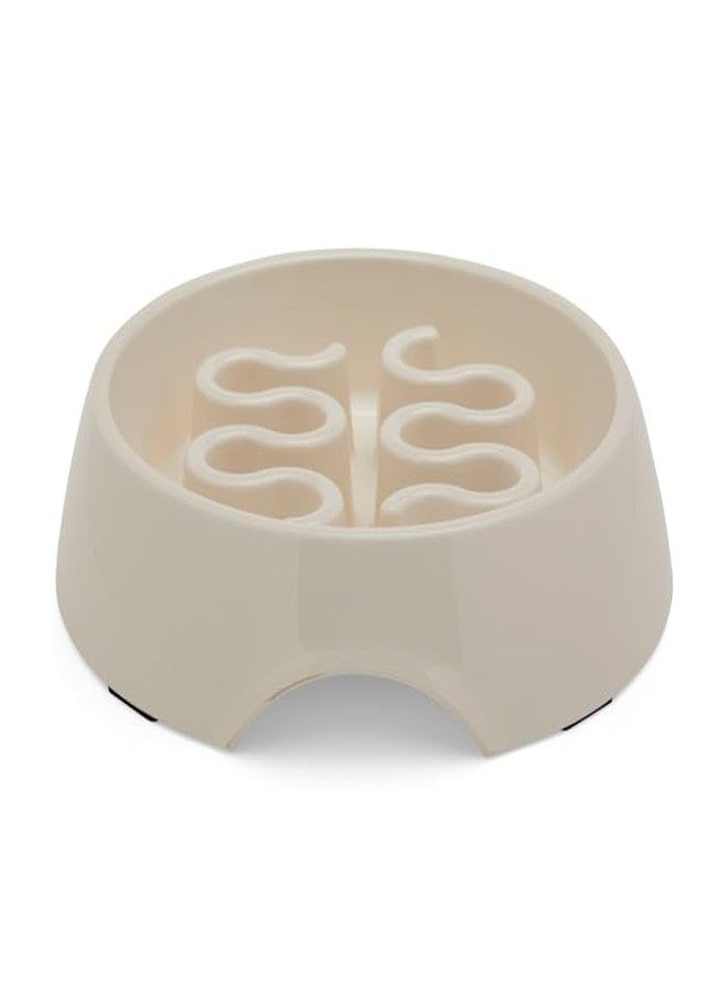 EveryYay Take it Slow White Slow Feeder Pet Bowl 2.5 Cups - Image 4