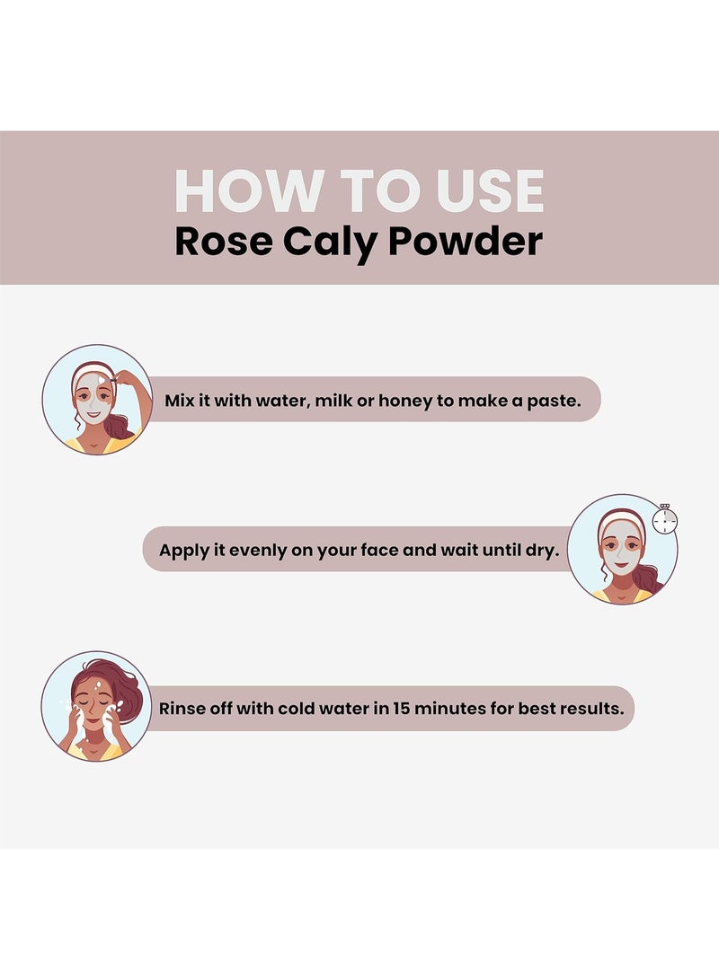 minature Pure Rose Clay 227g(8oz) | 100% Natural Premium Pink Kaolin Powder for Facial Masks & Cleansing | All Skin Types - Image 2