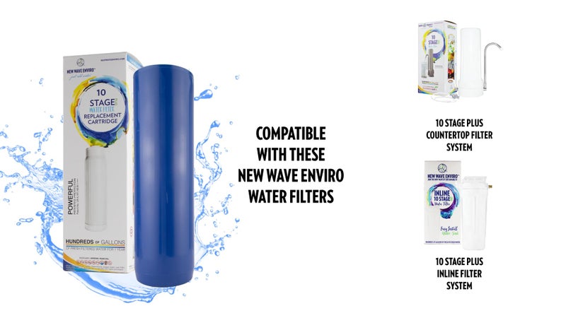 New Wave Enviro 10 Stage Plus Water Filter Replacement Cartridge - Image 3