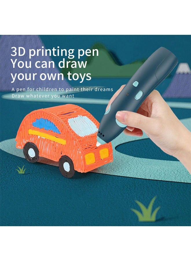 general Low temperature non-hot 3D printing pen wireless 3d children's three-dimensional graffiti pen 3b painting pen - Image 2